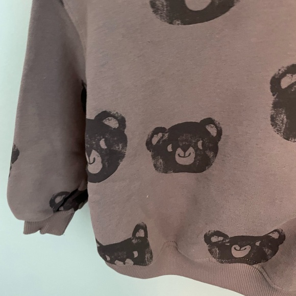 ZARA GLITTER PRINT SWEATSHIRT - Picture 7 of 10